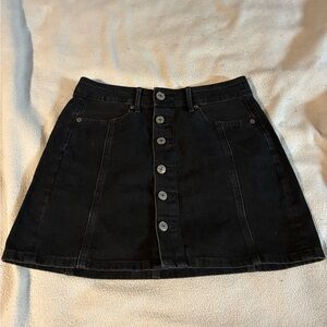 American Eagle Outfitters Black Denim skirt